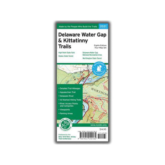 DELAWARE WATER GAP & KITTATINNY TRAILS MAP