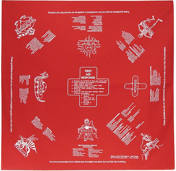 First Aid Bandana