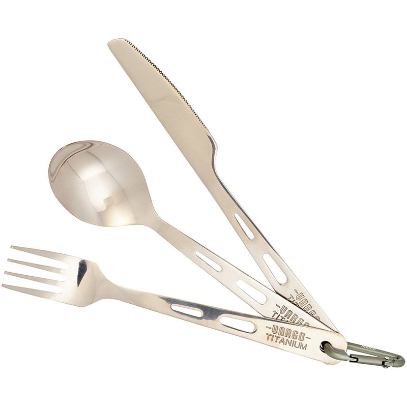 Vargo TITANIUM SPN/FRK/KNIFE SET
