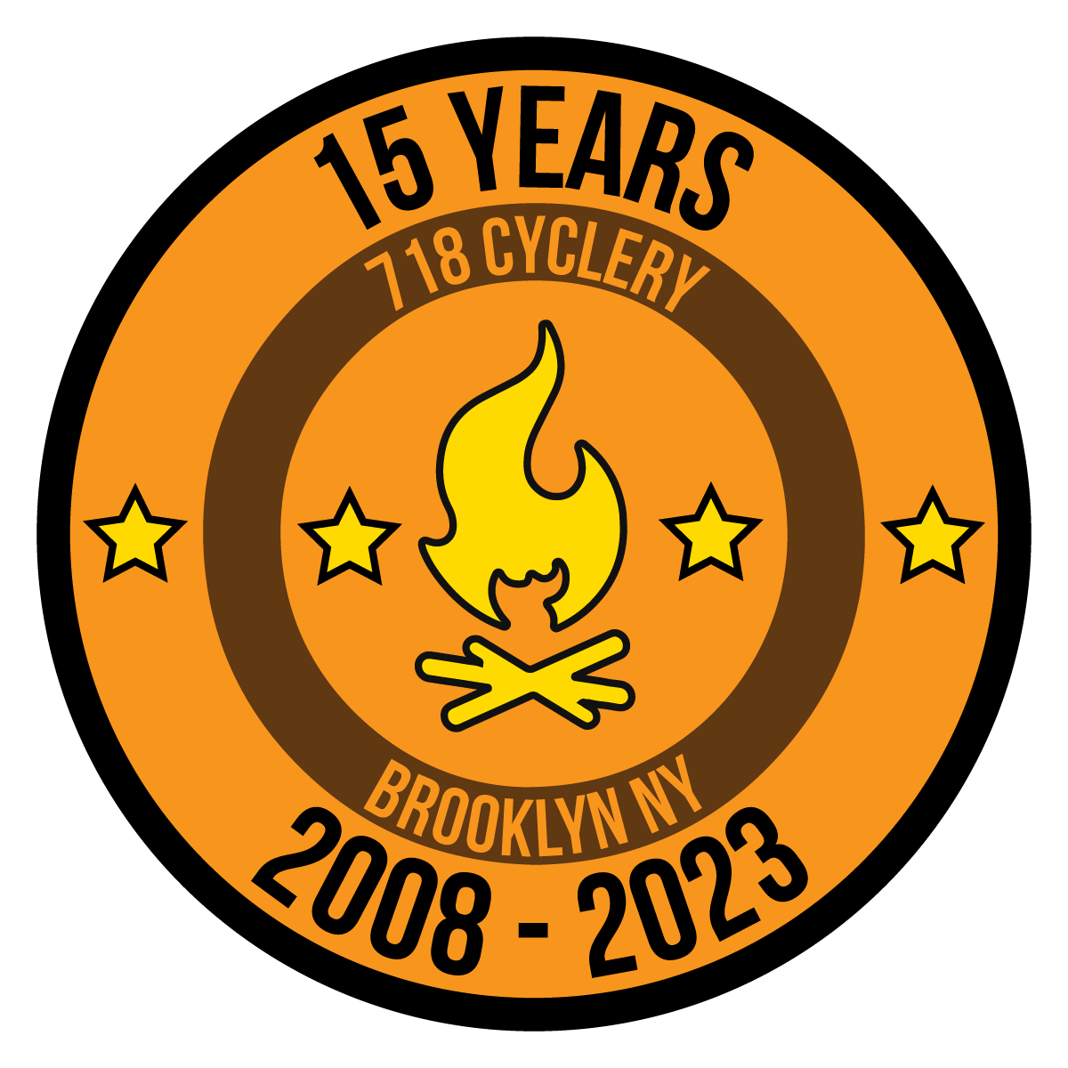 15th Anniversairy Sticker 3"