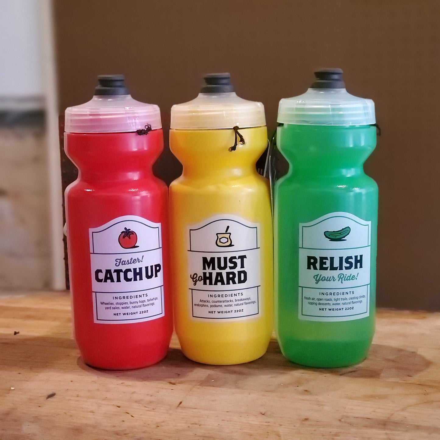 Condiment Water Bottles