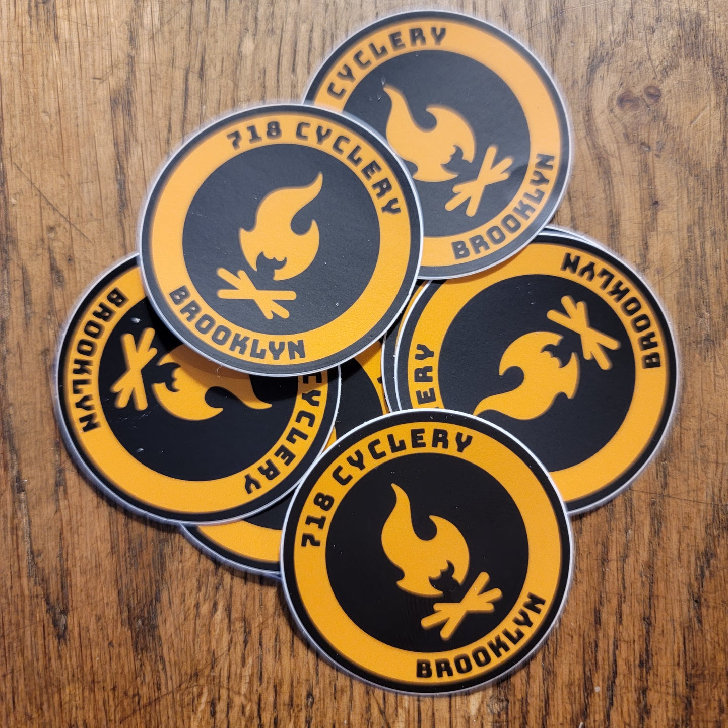 718 Campfire Sticker 2"