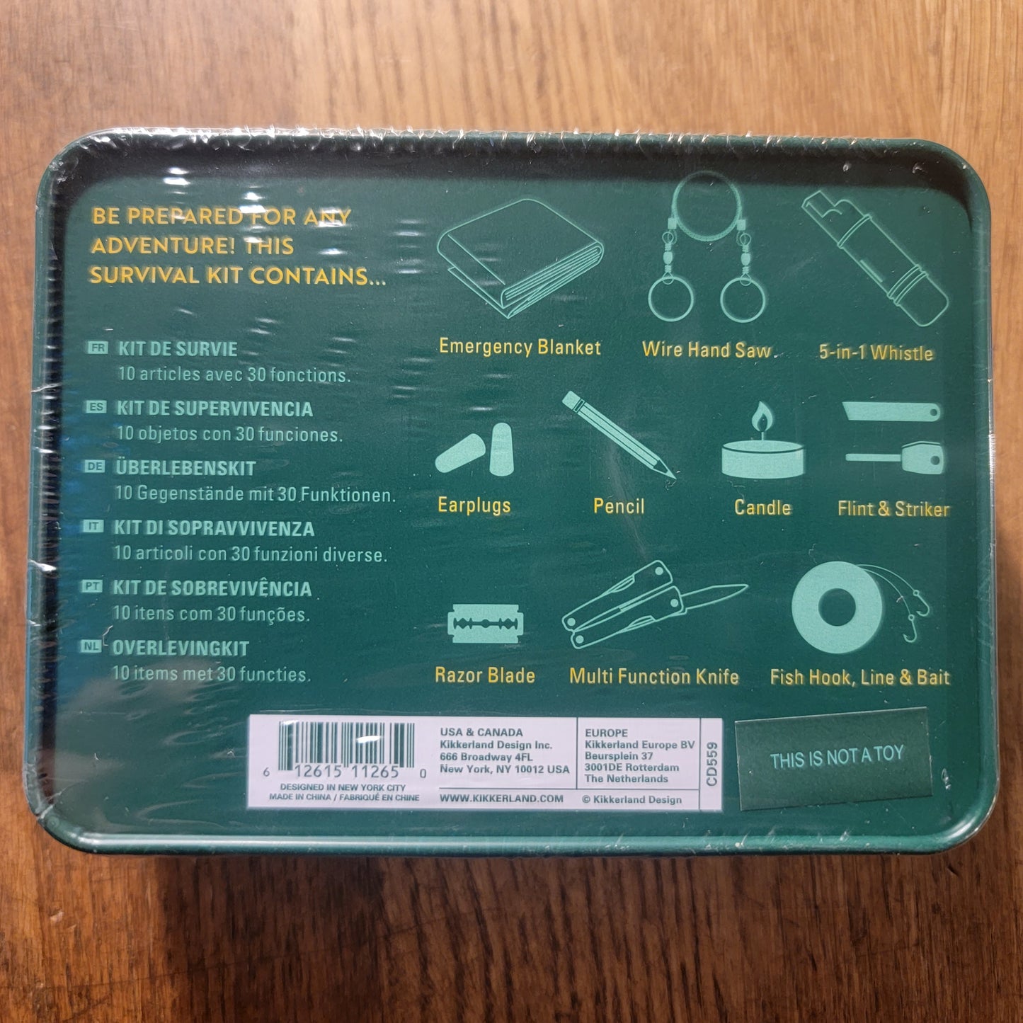 Kikkerland Survival Kit