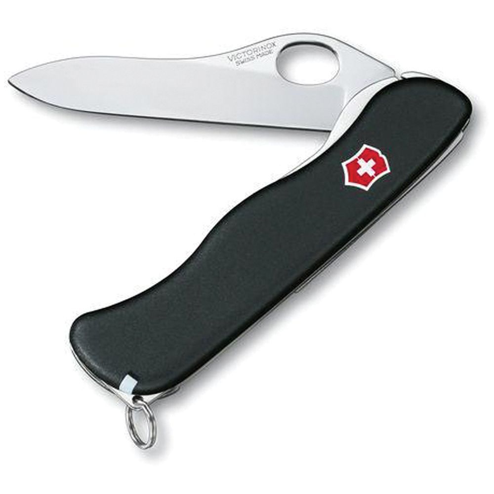 Victorinox "Swiss Army" One Hand Sentinal Clip, Black