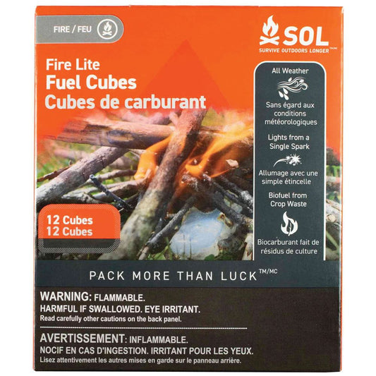 SOL FIRE LITE FUEL CUBES (12) IN BOX