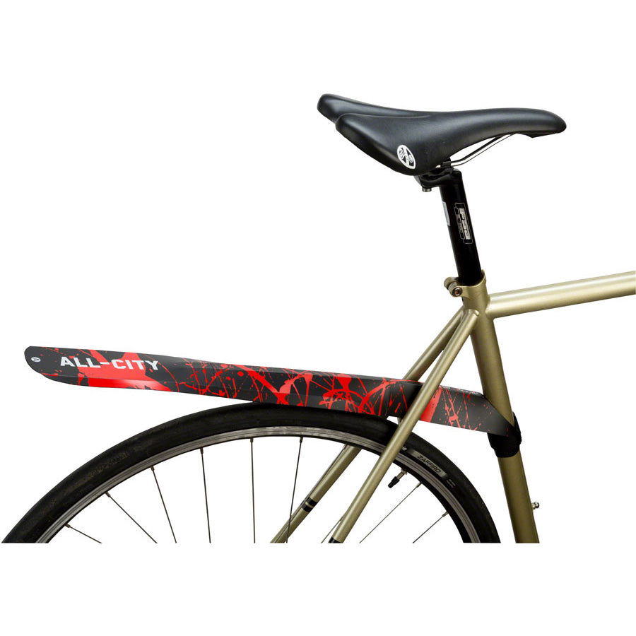 All-City x Ass-Savers Splatter Fendor Bendo