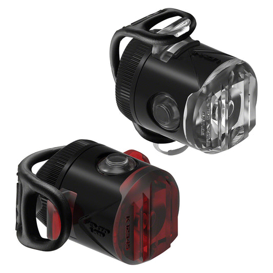 Lezyne Femto USB Drive Headlight / Taillight Set, Black