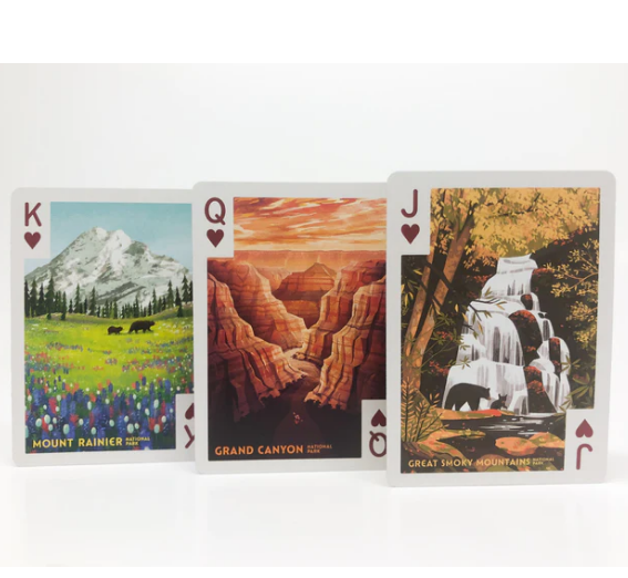 Parks Playing Cards - Green Deck