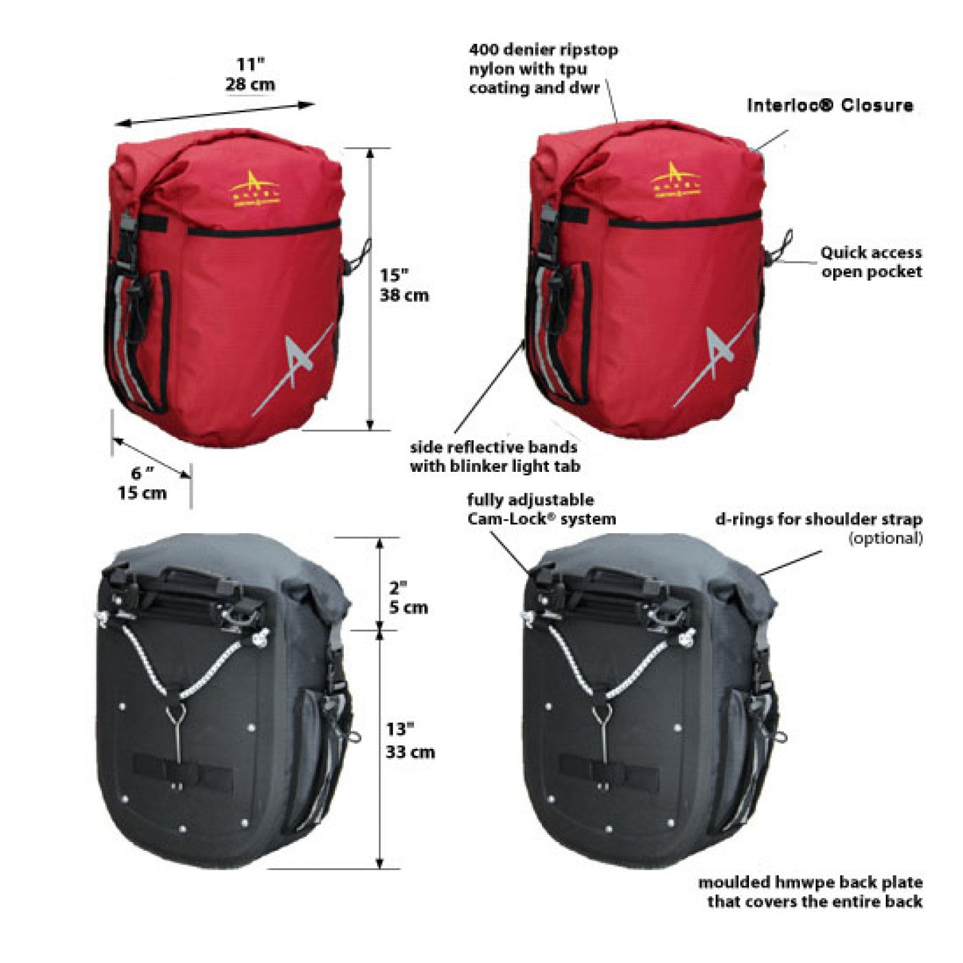 Arkel Dolphin 32 Panniers (Pair)