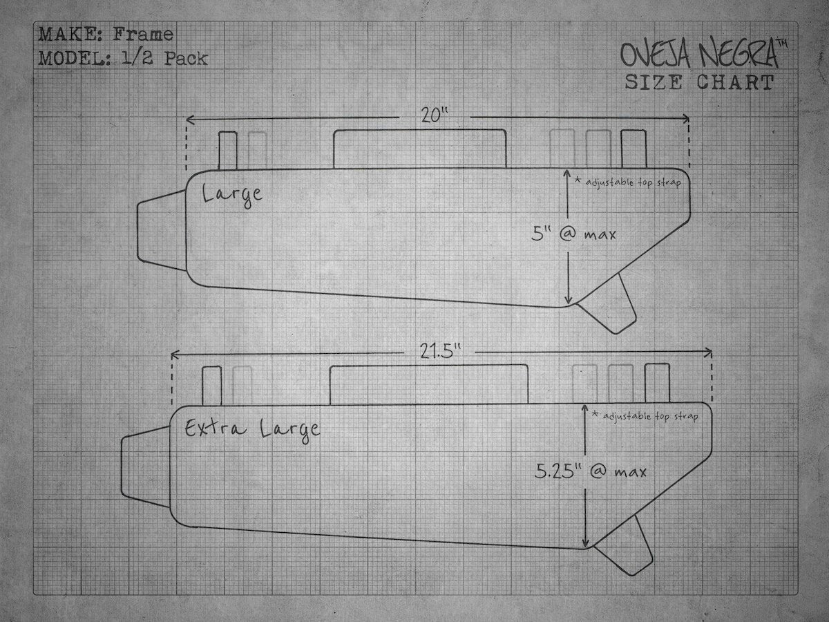 Oveja Negra 1/2 Pack™ Frame Bag