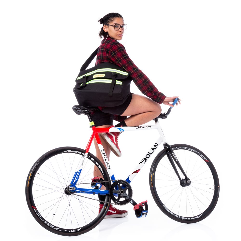 Manhattan Portage PRO BIKE MESSENGER BAG WITH STRIPES (MD)