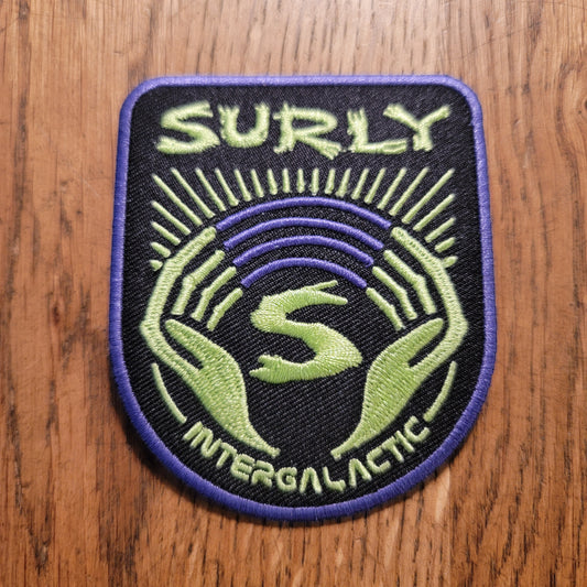 Surly Intergalactic Patch: Black/Purple/Green
