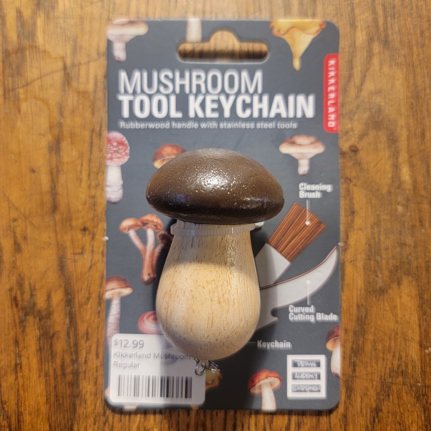 Kikkerland Mushroom Knife tool Keychain