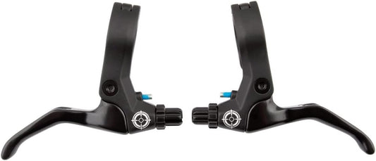 Black Ops Hinged 2-Finger Brake Lever, Pair, Black