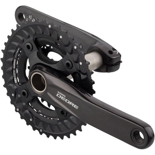 Shimano FC-M6000-3 Crankset - 170mm, 10-Speed, 40/30/22t, 96/64 BCD, Hollowtech II Spindle Interface, Black
