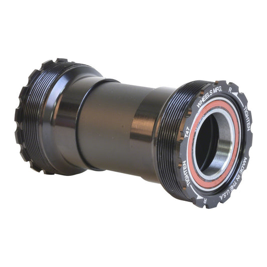 Wheels Manufacturing T47 Inboard Bottom Bracket with Angular Contact Bearings for 22/24mm (SRAM/GXP) Spindles