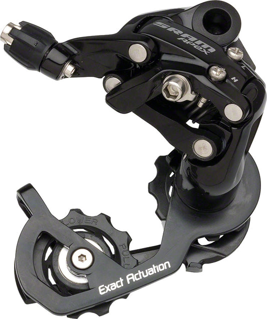 SRAM Apex Rear Derailleur - 10 Speed, Short Cage, Black