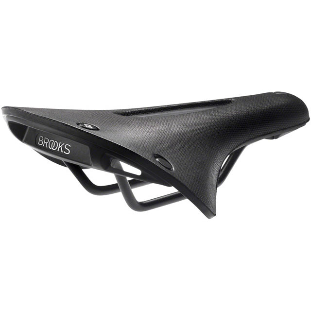 Brooks C19 Carved All Weather Saddle - Steel, Black