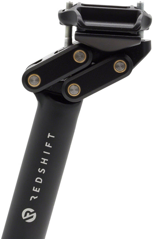 Redshift Sports Dual-Position Seatpost - Aluminum, 27.2 x 350mm, Black